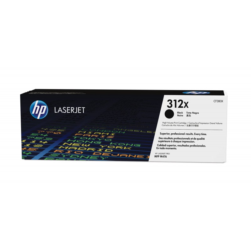 HP Cartouche 312X toner Noir LaserJet à rendement élevé, 4400 pages, Noir, 1 pièce