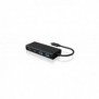 ICY BOX IB-HUB1426-CPD, USB 3.2 Gen 1 3.1 Gen 1 Type-C, USB 3.2 Gen 1 3.1 Gen 1 Type-A, USB 3.2 Gen 1 3.1 Gen 1 Type-C, 5000 Mbits, Noir, Aluminium, Plastique, 60 W