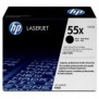 HP 55X toner LaserJet noir grande capacité authentique, 12500 pages, Noir, 1 pièce