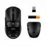 Kingston HyperX Pulsefire Fuse - Souris de jeu sans fil , Ambidextre, Optique, RF sans fil + Bluetooth, 12000 DPI, Noir