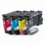 Brother LC521VAL Cartouche d'encre originale de - multipack, Noir, Cyan, Magenta, Jaune, 4 pièce, 500 pages, 500 pages, Multi pack