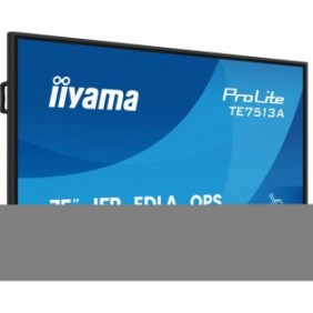 Iiyama TE7513A-B2AG, Écran plat interactif, 190,5 cm 75", 3840 x 2160 pixels, Wifi, 247