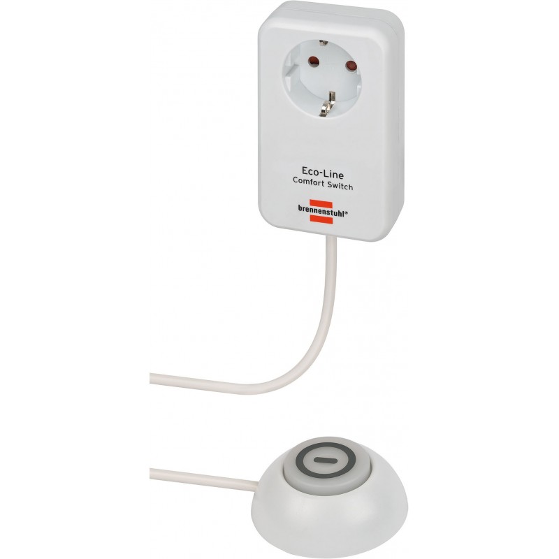 Brennenstuhl 1508220, Boutons, Blanc, Métal, 1 pièce, 230 V, 16 A