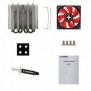 Xilence XC041, Refroidisseur, 9,2 cm, 600 trmin, 2200 trmin, Noir, Rouge