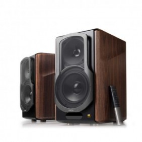 Edifier S2000MKIII, 2.0 canaux, Avec fil &sans fil, 130 W, Noir, Bois