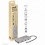 Club 3D CSV-1594, USB 3.2 Gen 1 3.1 Gen 1 Type-C, 100 W, 10,100,1000 Mbits, Noir, Gris, MicroSD , SD, 60 Hz