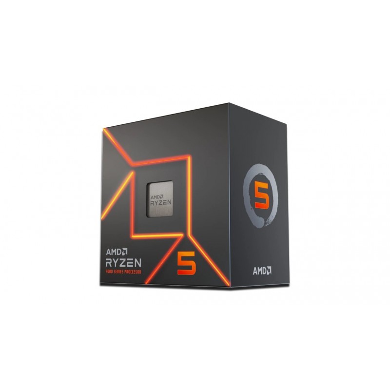 AMD Ryzen 5 7600, AMD Ryzen™ 5, Emplacement AM5, 5 nm, Boîte, AMD, 3,8 GHz