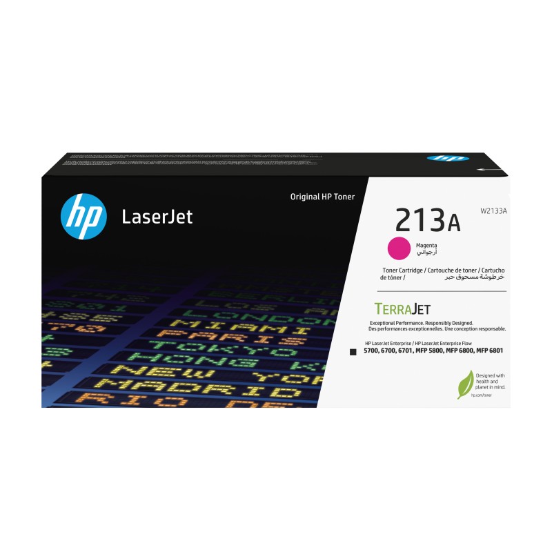 HP Toner magenta LaserJet authentique 213A, 3000 pages, Magenta, 1 pièce