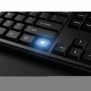 Kensington KM270 EQ KM270 EQ Kit clavier + souris sans fil rechargeable, Sans fil, RF sans fil + Bluetooth, Clavier à membrane, QWERTZ, Noir, Souris incluse