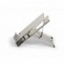 Bakker Ergo-Q 260 Notebook Stand, Supports de Laptop, Gris, Aluminium, 25,4 cm 10", 40,6 cm 16", 3 kg