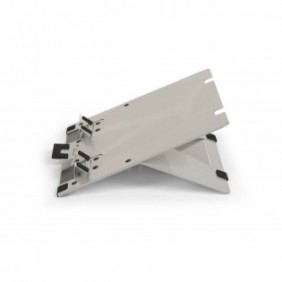 Bakker FlexTop 270 Notebook Stand, Supports de Laptop, Gris, Aluminium, 25,4 cm 10", 40,6 cm 16", 3 kg
