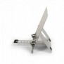 Bakker FlexTop 270 Notebook Stand, Supports de Laptop, Gris, Aluminium, 25,4 cm 10", 40,6 cm 16", 3 kg