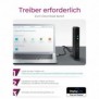 ICY BOX IB-DK2241AC, Avec fil, USB 3.2 Gen 1 3.1 Gen 1 Type-A, 3,5 mm, 10,100,1000 Mbits, Noir, 5 Gbits