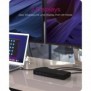 ICY BOX IB-DK2245AC, Avec fil, USB 3.2 Gen 1 3.1 Gen 1 Type-C, 65 W, 3,5 mm, 10,100,1000 Mbits, Noir