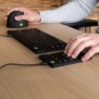 R-Go Tools Clavier R-Go Numpad Break, clavier numérique ergonomique avec logiciel de pause, filaire, noir, USB, Universel, 1,5 m, Noir
