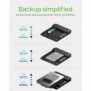 ICY BOX IB-2915MSCL-C31, HDD, SSD, SATA, Série ATA II, Série ATA III, 2.5,3.5,M.2, USB 3.2 Gen 2 3.1 Gen 2 Type-C, Noir, Plastique