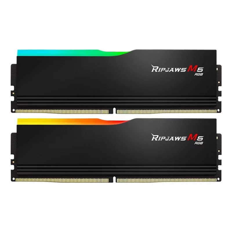 G.Skill Ripjaws M5 RGB F5-6000J3040F16GX2-RM5RK, 32 Go, 2 x 16 Go, DDR5, 6000 MHz, 288-pin DIMM