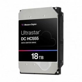 WD Ultrastar DC HC555, 18 To, 7200 trmin, 512 Mo, 3.5", SAS3