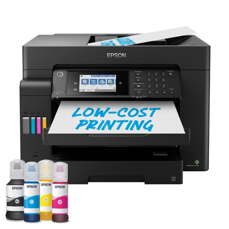 Epson EcoTank ET-16605, Jet d'encre, Impression couleur, 4800 x 2400 DPI, A3, Impression directe, Noir
