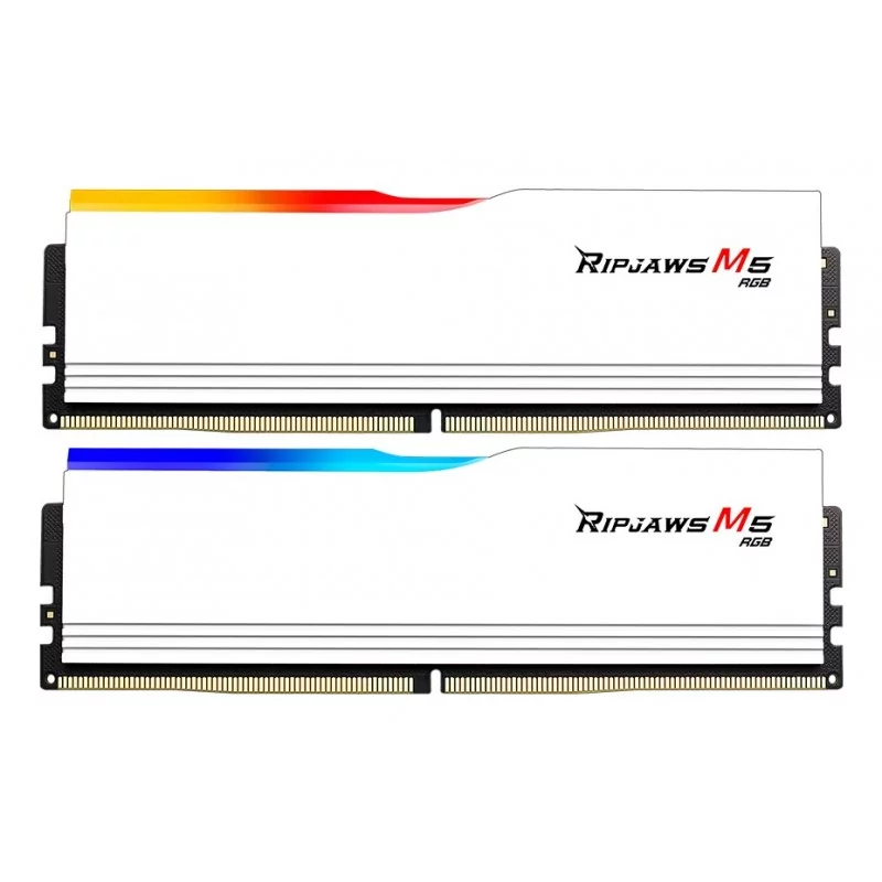 G.Skill Ripjaws M5 RGB F5-6000J3036F24GX2-RM5RW, 48 Go, 2 x 24 Go, DDR5, 6000 MHz, 288-pin DIMM