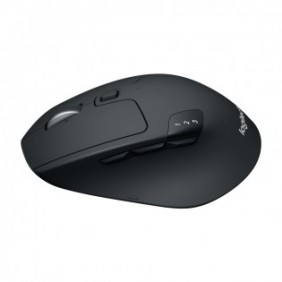 Logitech M720, Droitier, Optique, RF sans fil + Bluetooth, 1000 DPI, Noir