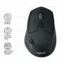 Logitech M720, Droitier, Optique, RF sans fil + Bluetooth, 1000 DPI, Noir