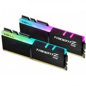 G.Skill Trident Z RGB For AMD F4-3200C16D-32GTZRX, 32 Go, 2 x 16 Go, DDR4, 3200 MHz, 288-pin DIMM