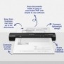 Epson WorkForce ES-60W, 600 x 600 DPI, 48 bit, 24 bit, 16 bit, 8 bit, 4 secpage