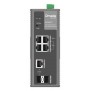 TP-LINK IES206GPP, Géré, Gigabit Ethernet 101001000, Connexion Ethernet, supportant l'alimentation via ce port , Grille de montage, Montage mural
