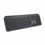 Logitech Master MX Keys for Business, Taille réelle 100 %, Sans fil, Bluetooth, QWERTY, Graphite