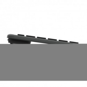 Logitech Signature Slim K950, Taille réelle 100 %, Sans fil, RF sans fil + Bluetooth, Commutateur de touche « ciseaux », QWERTZ, Graphite