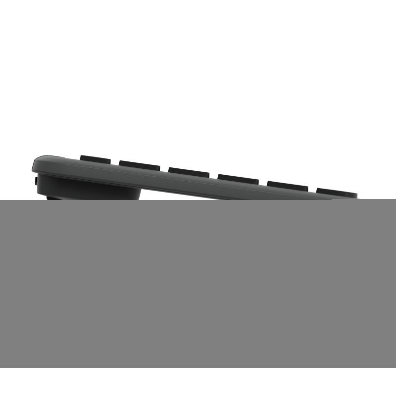 Logitech Signature Slim K950, Taille réelle 100 %, Sans fil, RF sans fil + Bluetooth, Commutateur de touche « ciseaux », QWERTZ, Graphite
