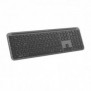 Logitech Signature Slim K950, Taille réelle 100 %, Sans fil, RF sans fil + Bluetooth, Commutateur de touche « ciseaux », QWERTZ, Graphite