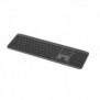 Logitech Signature Slim K950, Taille réelle 100 %, Sans fil, RF sans fil + Bluetooth, Commutateur de touche « ciseaux », QWERTZ, Graphite