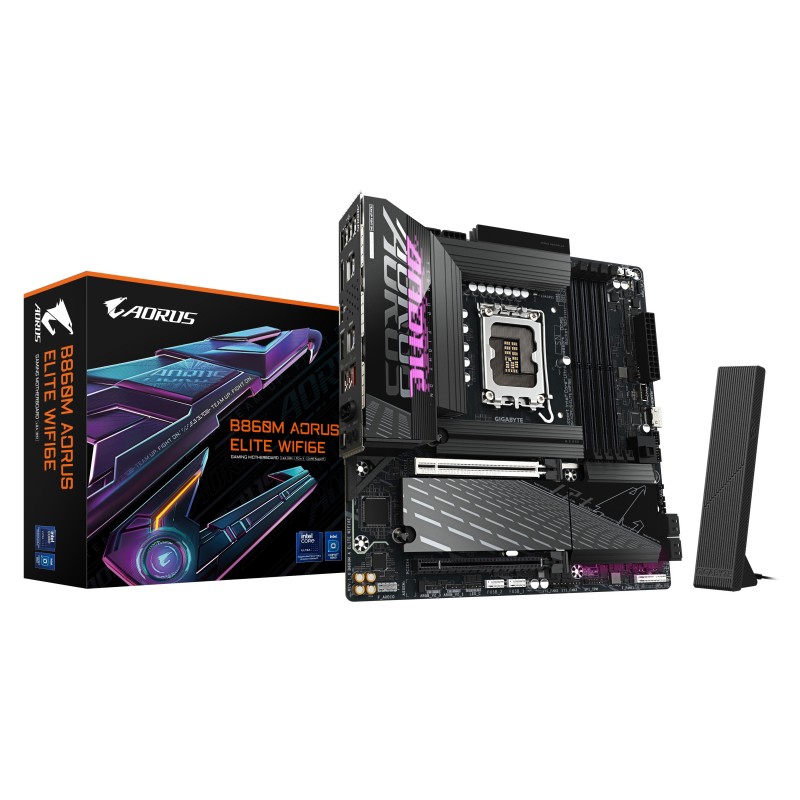 Gigabyte B860M AORUS ELITE WIFI6E Carte mère - Processeurs Intel Core Ultra