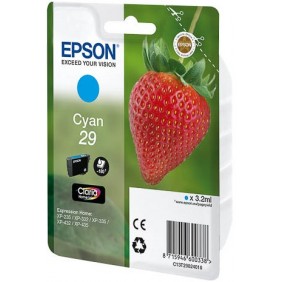 Epson Strawberry Cartouche "Fraise" - Encre Claria Home C, Rendement standard, Cyan, 3,2 ml, 1 pièce, 180 pages