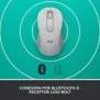 Logitech Signature M650 L for Business, Droitier, Optique, Bluetooth, 4000 DPI, Blanc