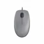 Logitech M110 Silent, Ambidextre, Optique, USB Type-A, 1000 DPI, Gris