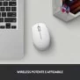 Logitech M171, Ambidextre, Optique, RF sans fil, 1000 DPI, Blanc