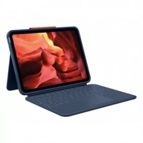 Logitech Rugged Combo 4 Touch, QWERTZ, Allemand, Trackpad, 1,8 cm, 1,2 mm, Apple