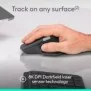 Logitech MX Master 4 for Business - Graphite, Droitier, Laser, RF sans fil + Bluetooth, 8000 DPI, Graphite