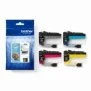 Brother LC424VAL - Pack de 4 cartouches d'encre transparentes, Noir, Cyan, Magenta, Jaune, 4 pièce, 750 pages, 750 pages, Multi pack