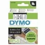 Dymo D1 étiquettes autocollantes authentiques | impression en noir sur fond blanc | 6 mm x 7 m | pour étiqueteuses LabelManager, Noir sur blanc, D1, Polyester, Belgique, -18 - 90 C, DYMO