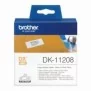 Brother DK-11208 - Rouleau d'étiquettes original – Noir sur blanc, 38 x 90 mm, Noir sur blanc, 400 pièce, DK, Blanc, Thermique directe, Chine