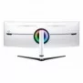 Samsung G95NC, 144,8 cm 57", 7680 x 2160 pixels, Dual UHD, QLED, 1 ms, Blanc