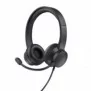 Trust HS-201, Avec fil, BureauCentre d'appels, 147 g, Casque, Noir