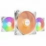 Be Quiet! Light Wings LX 120 mm PWM | Ventilateur PC ARGB high-speed White, Pack de 3, Ventilateur, 12 cm, 2100 trmin, 105,1 m³h, Blanc