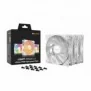 Be Quiet! Light Wings LX 120 mm PWM | Ventilateur PC ARGB high-speed White, Pack de 3, Ventilateur, 12 cm, 2100 trmin, 105,1 m³h, Blanc