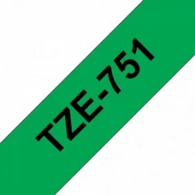 Brother TZE-751, Noir sur vert, TZe, Gris, Transfert thermique, Philippines, 5 année