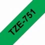 Brother TZE-751, Noir sur vert, TZe, Gris, Transfert thermique, Philippines, 5 année